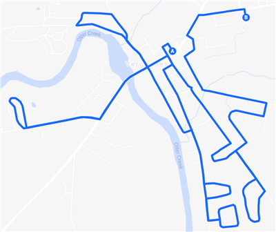 Sleigh ride map